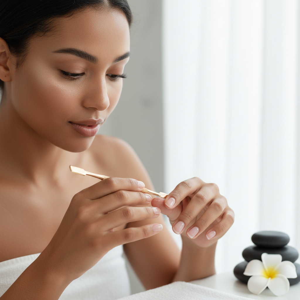 a foto esta otima mas a modelo deve ser so uma e quero que o rosto dela apareça. que que ela tenha um tom de pele bronzeado e a foro deve ser o mais realista possivel